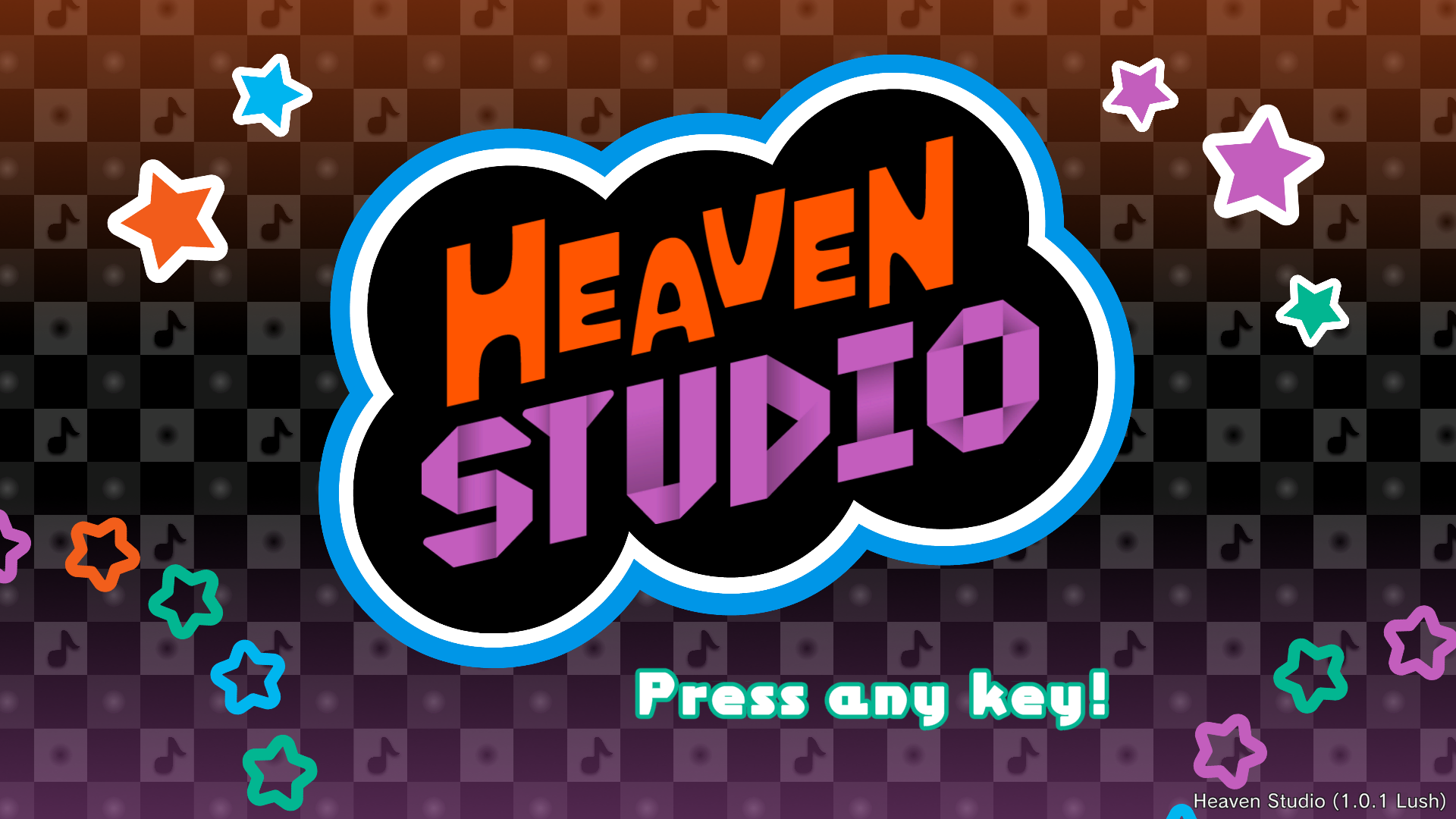 Heaven Studio's Title Screen