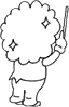 Sprite of The Conductor from Rhythm Heaven Megamix