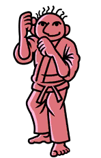 File:Artwork 3DS Karate Man Combos!.png