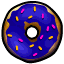 Sprite 3DS Rhythm Item Frosted Donut.png