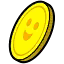 Sprite 3DS Rhythm Item Smiling Coin.png
