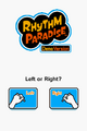 Title of the DS Download Station version of Rhythm Paradise Demo Version