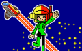 Shoot-'Em-Up Radio Lady as she appears in Shoot-'Em-Up 2 in Rhythm Heaven