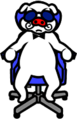 Sprite of a executive from Rhythm Heaven Fever