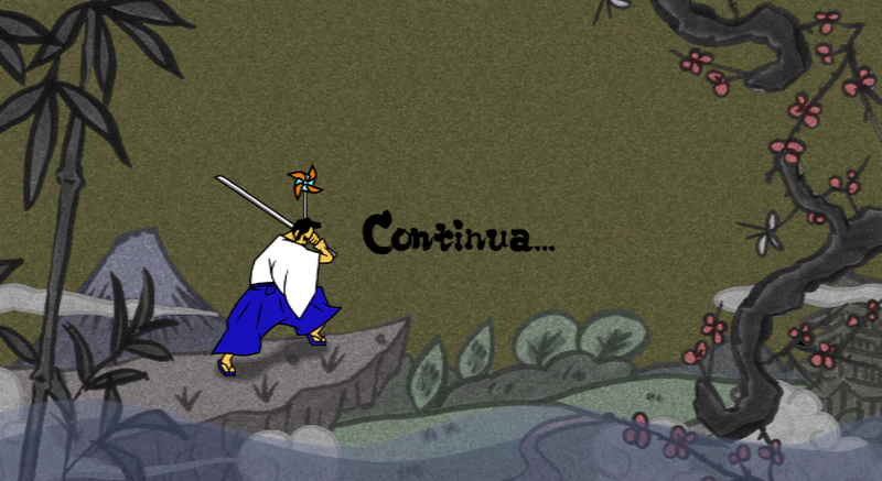 File:Screenshot Wii Samurai Slice End IT.png