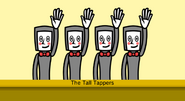 The Tall Tappers as they appear during the Cast Call after the credits.