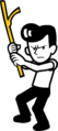 Solo artwork of Tanaka from Rhythm Tengoku