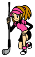 Lady golfer from Hole in One 2